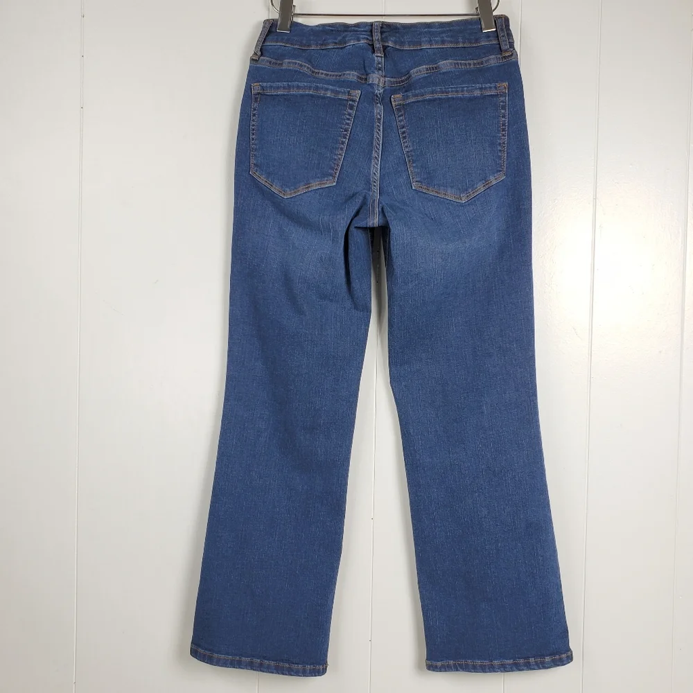 Chaps highrise crop kick style jeans size 4